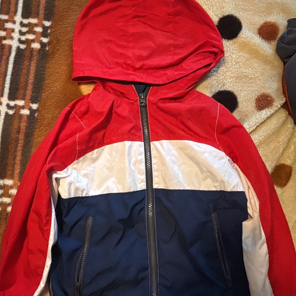Baby gap Kids Red and Blue Hooded Jacket
